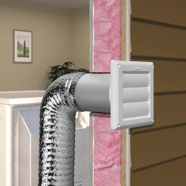 IMPERIAL 4- Dia Poly Louvered Dryer Vent Hood