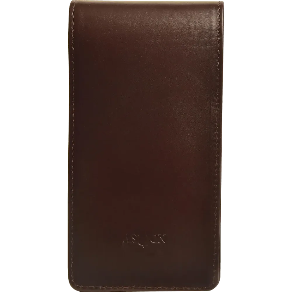 Industrieel Zwaar Belast Aston Leather Taupe Finger Style Quad Pen Case