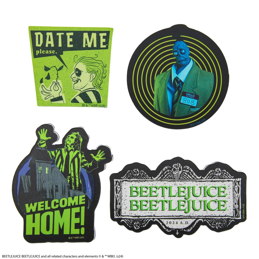 Industrieel Zwaar Belast Set 4 Beetlejuice Magnets