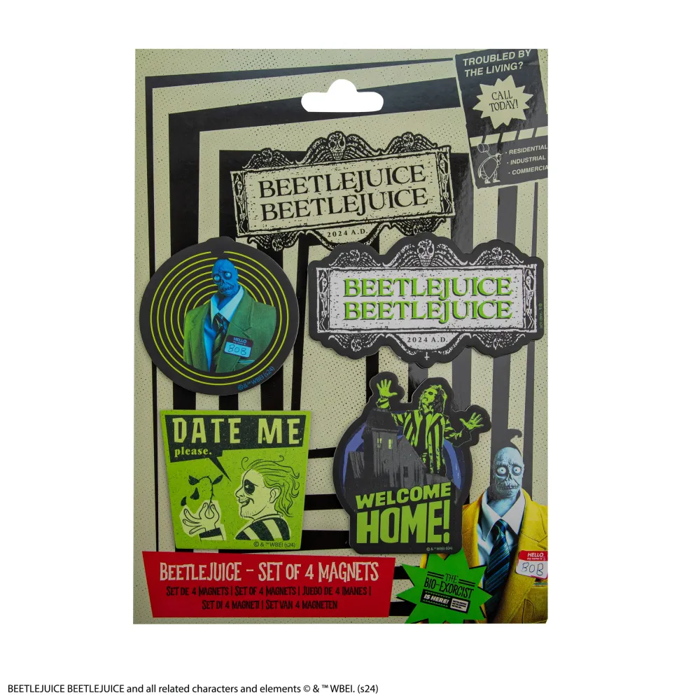 Industrieel Zwaar Belast Set 4 Beetlejuice Magnets