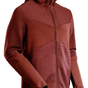 MASCOT Customized Fleece capuchontrui rits - 22603-681 - herfstrood - maat 4XL