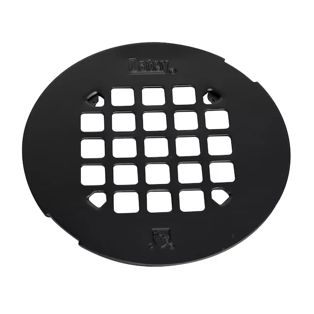 Oatey 4-1/4- Snap-Tite Round Effen Black Strainer | Hoge treksterkte | Weerbestendig