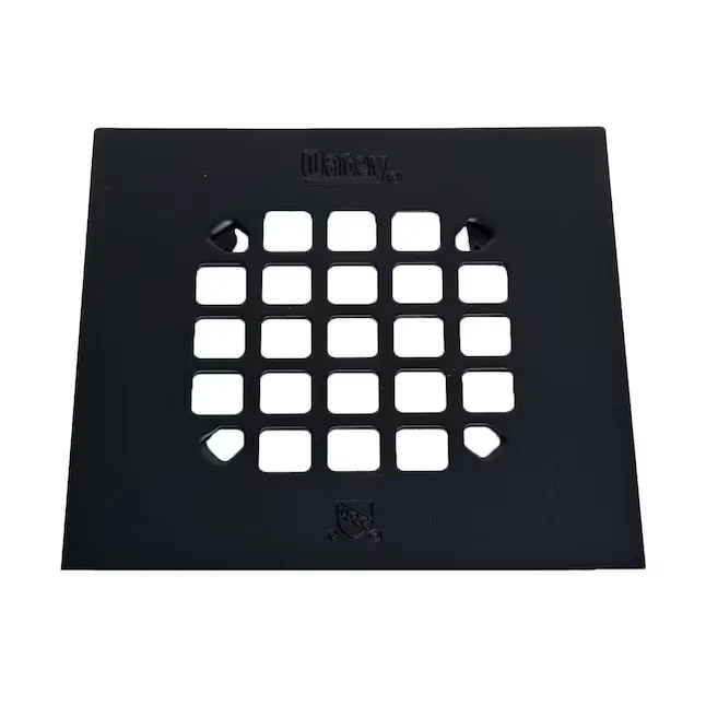 Oatey 4-1/4- Snap-Tite Square Doffe Black Strainer