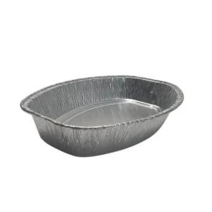 Oval Shaped Disposable Aluminium Foil Casserole Pan #4600