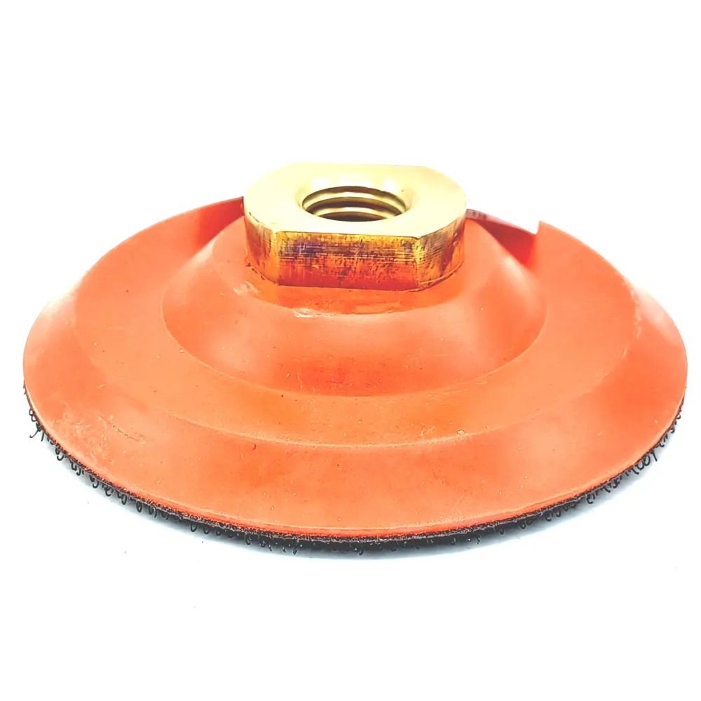 4" Red Rubber Backer Pad Holder