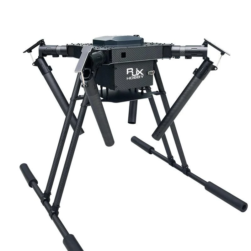 RJX 1450 mm 4-assig koolstofvezel opvouwbaar quadcopterframe zonder motorsteunen voor industriële drone geel verzinkt