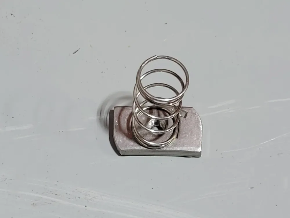 1/4" Spring Nut Rvs Steel A4 (Bag 97) roestvrij A2/A4