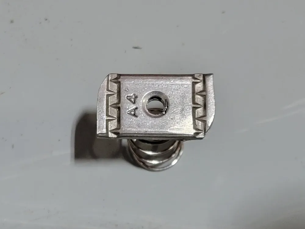 1/4" Spring Nut Rvs Steel A4 (Bag 97) roestvrij A2/A4