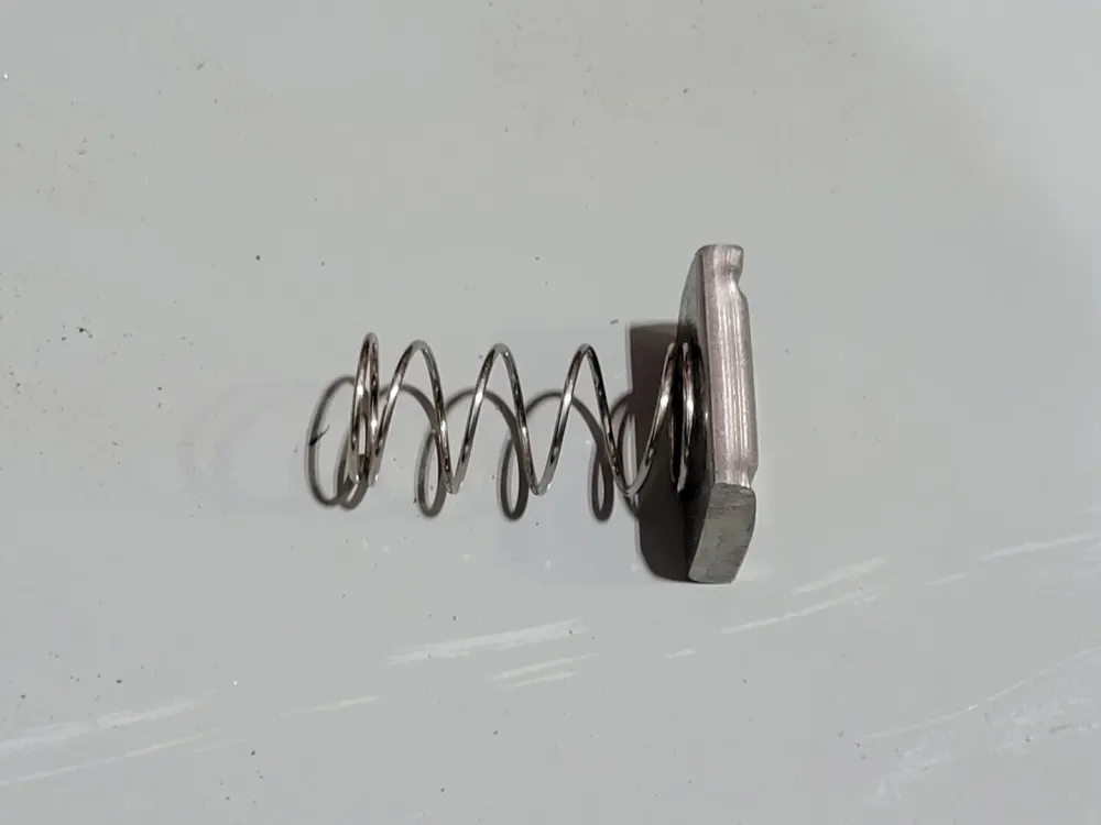 1/4" Spring Nut Rvs Steel A4 (Bag 97) roestvrij A2/A4