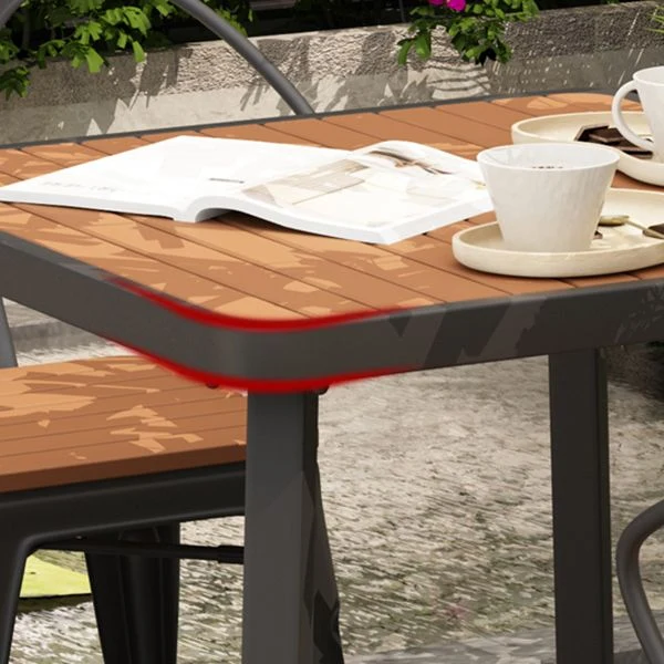 Square Dining Table Industrial Reclaimed Wood Dining Table 4 Legs M6 x 30 mm - 100 stuks 23
