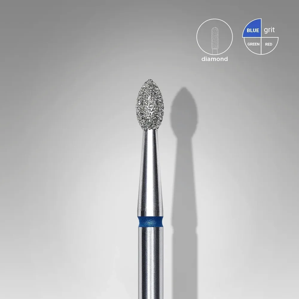 Staleks Diamond Bit - Pointed Bud Blauw (M) 2.5 / 4.5mm (413)