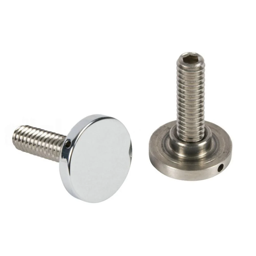 Standoff Cap (3/4" Diameter) metaalglans met DIN 933 norm