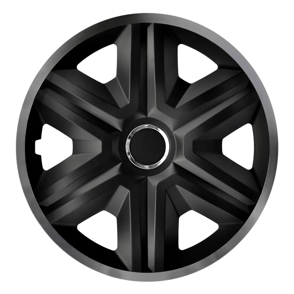 Titanium bout Kapjes 16" NRM VLOT LUX GRAPHITE grafiet-zwart 4st