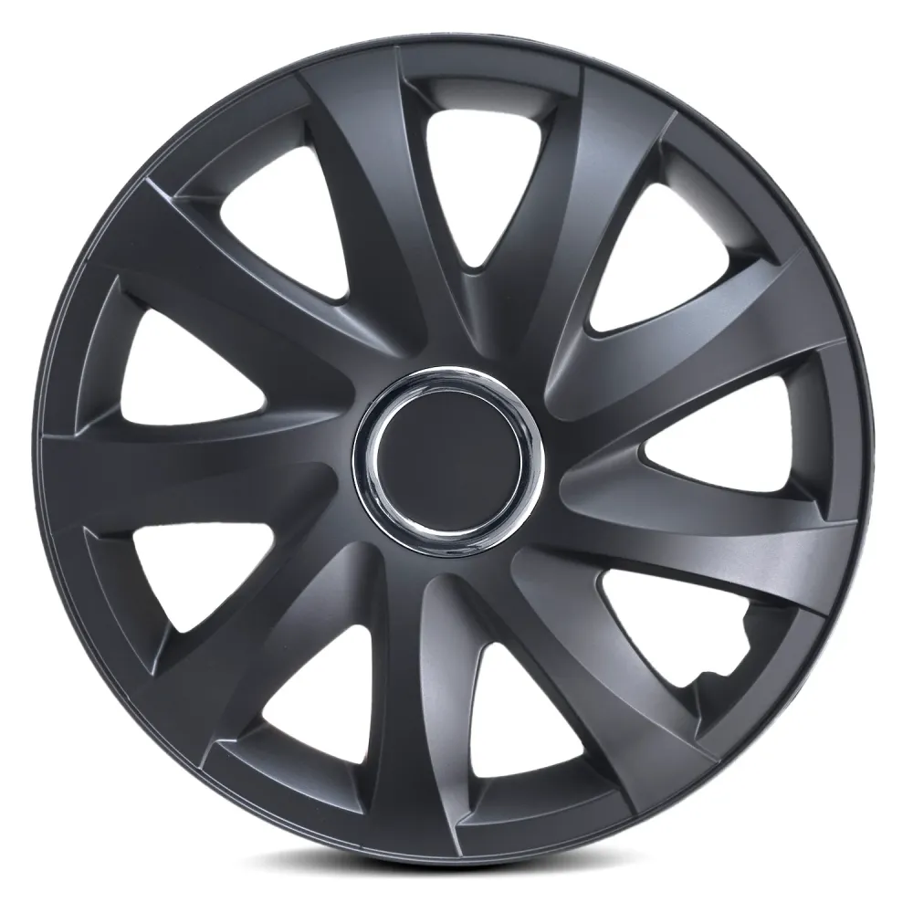 Titanium bout Universele wieldoppen 16" NRM DRIFT zwart mat 4 stuks