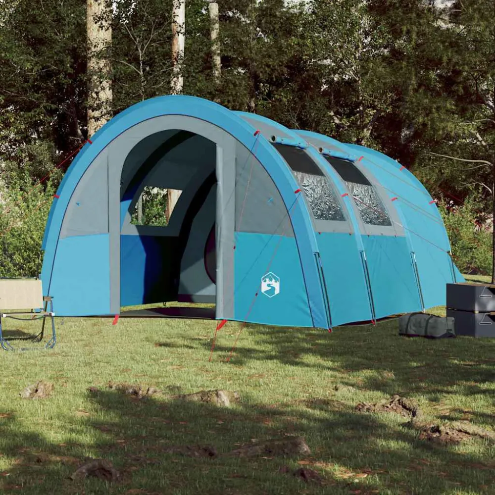 Tunneltent 4-persoons waterdicht blauw - Met CE Keurmerk