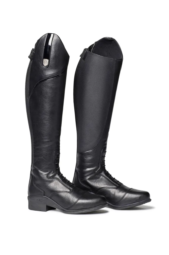 Veganza Women´s Riding Boots Koolzwart 4 Regular Regular