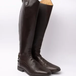 Winslow Genuine Leather Tall Boots Dark Taupe 4 Regular Regular