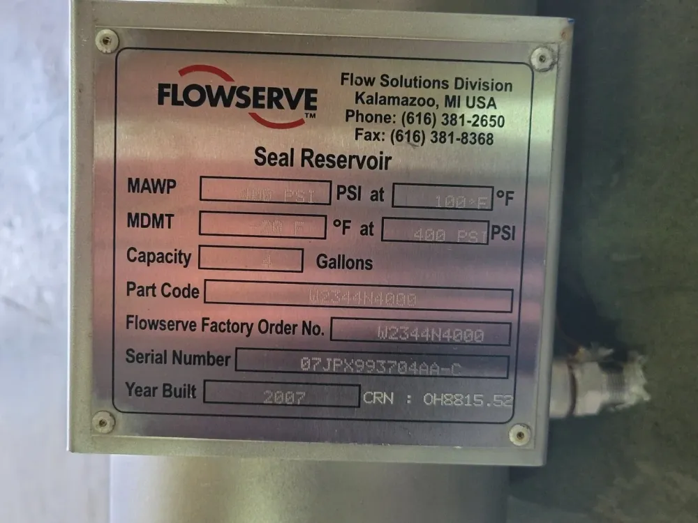 4 Gal Seal Reservoir w/ Echotel Ultrasonic Level Switch Assortiment 200 stuks