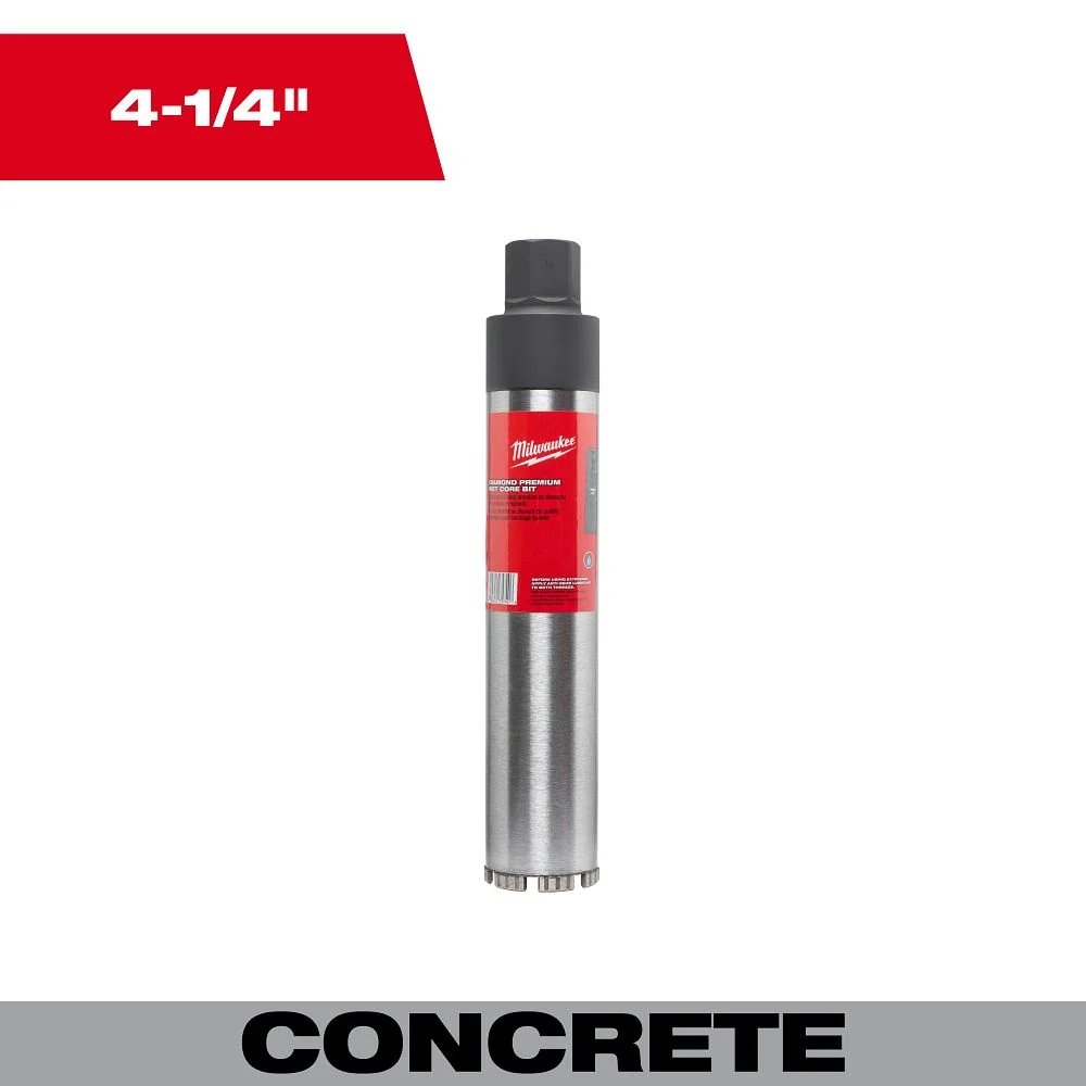 Milwaukee Tools 4-1/4" Diam Core-Premium 48-17-3042 met nylon insert