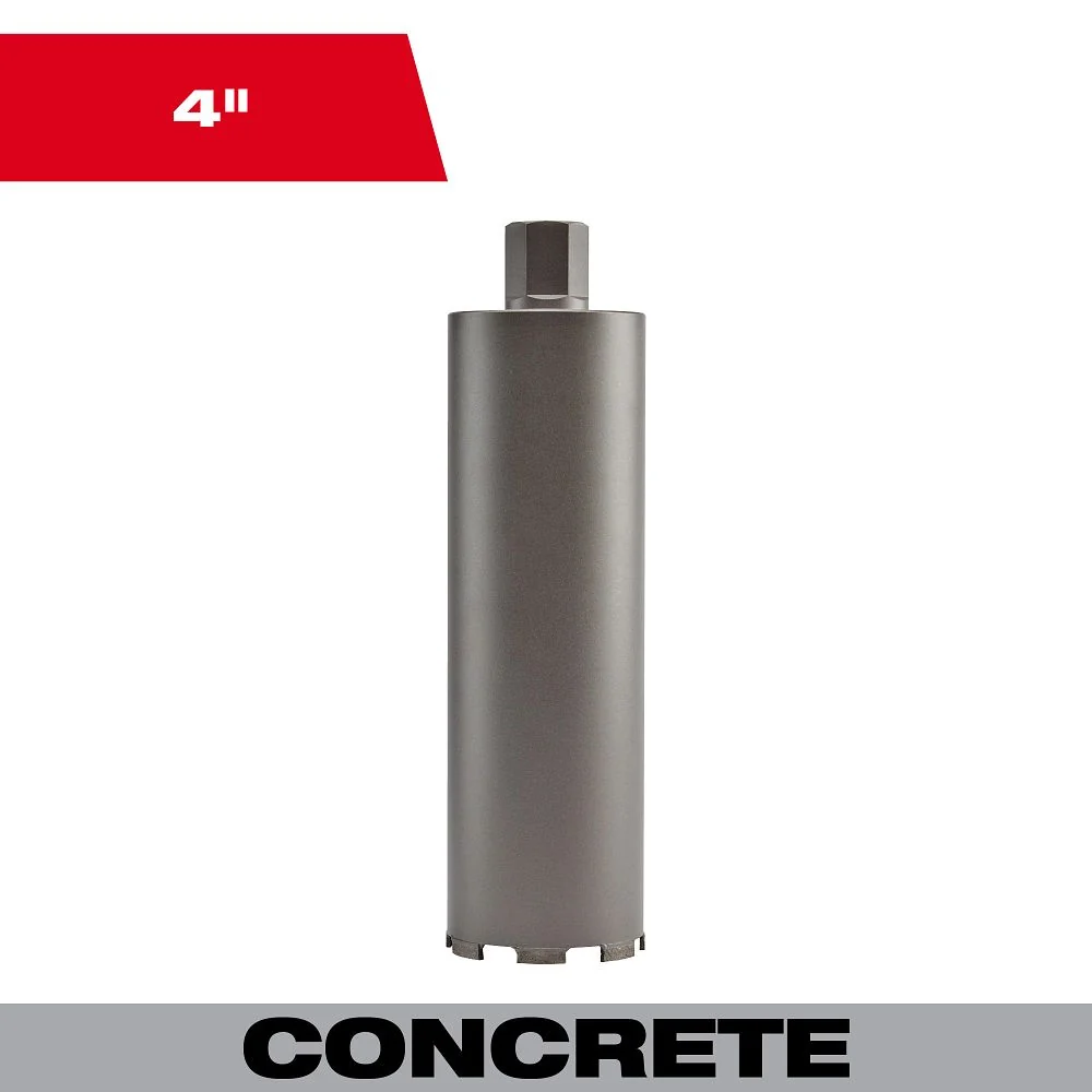 Milwaukee Tools 4" Diamond Ultra Dry Core Bit 48-17-0140 voor constructiedoeleinden