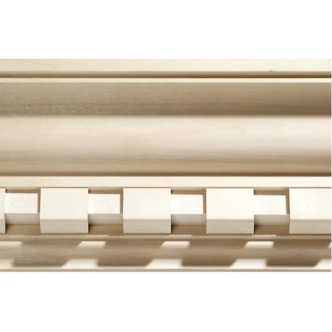 Ornamental Mouldings 4-1/2- x 8-ft Wit Hardwood UnFinished Crown Moulding