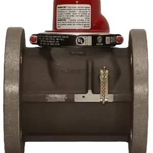 Pacific Seismic Products 316F Series 4" 60PSI Horizontal Inlet Flanged High Pressure Earthquake Gas Shut-Off Valve