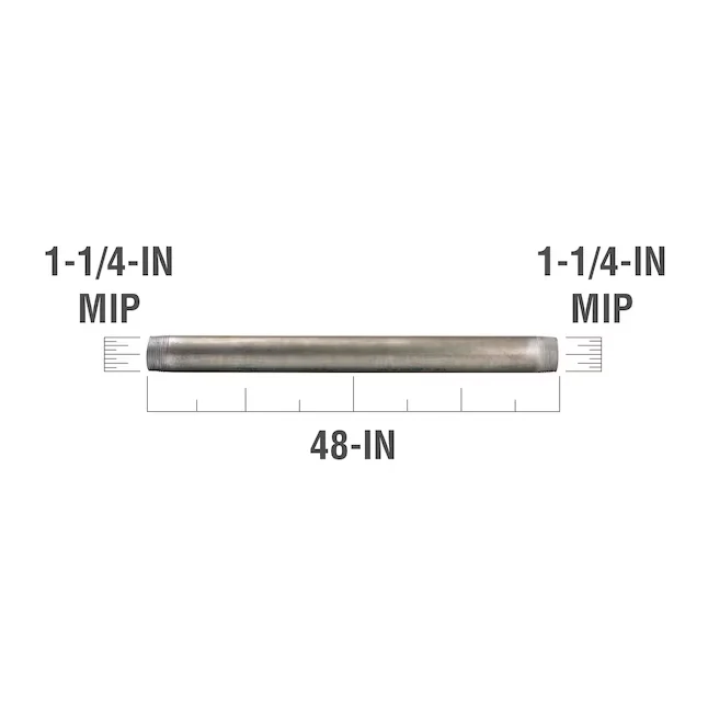 Southland 1-1/4- x 48- Galvanized Pipe