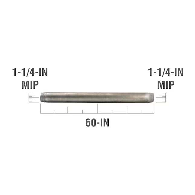 Southland 1-1/4- x 60- Galvanized Pipe
