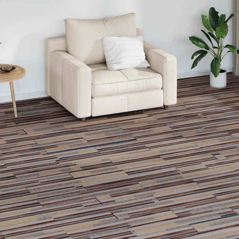 Vleugelmoer Vloerplanken zelfklevend 4,46 m² 3 mm VINYL meerkleurig