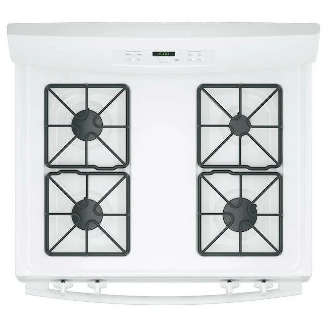 GE 30 . 4-Burners 4.8-cu ft Freestanding Gas Range (White)