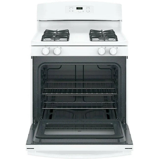 GE 30 . 4-Burners 4.8-cu ft Freestanding Gas Range (White)