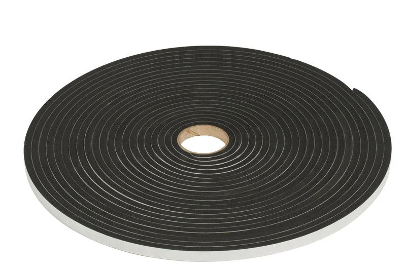 Adhesive, Closed Cell 1/4" Neoprene Foam Tape - 3/4" Width - DIN 125 Norm