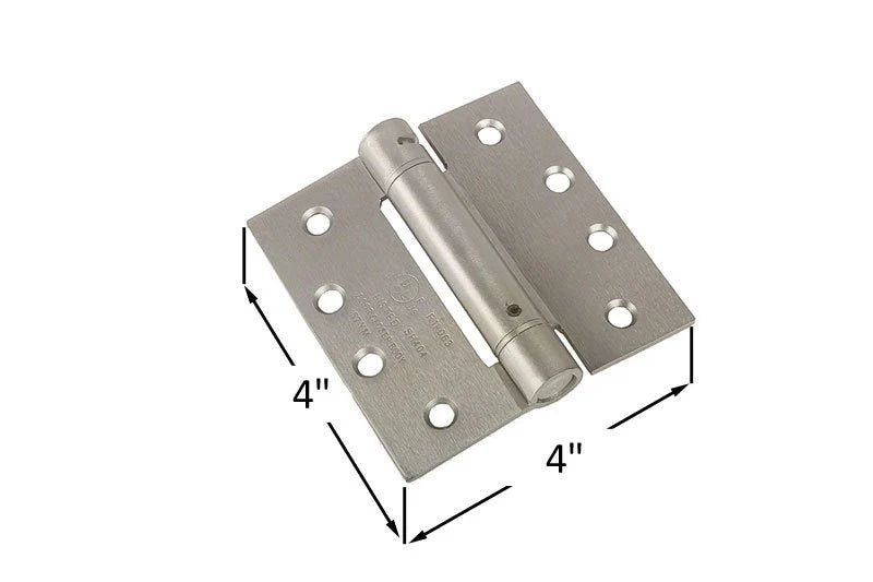 Butt Style 4" x 4" Spring Hinge - Satijnstof Nickel Assortiment 150 stuks