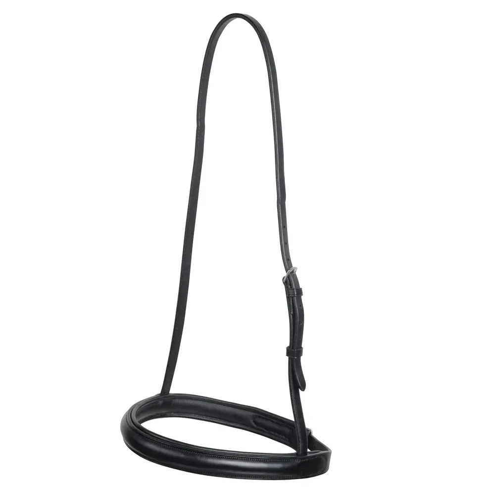 Cavesson Noseband IV Zwart C | Hoge veerdruk | Temperbestendig