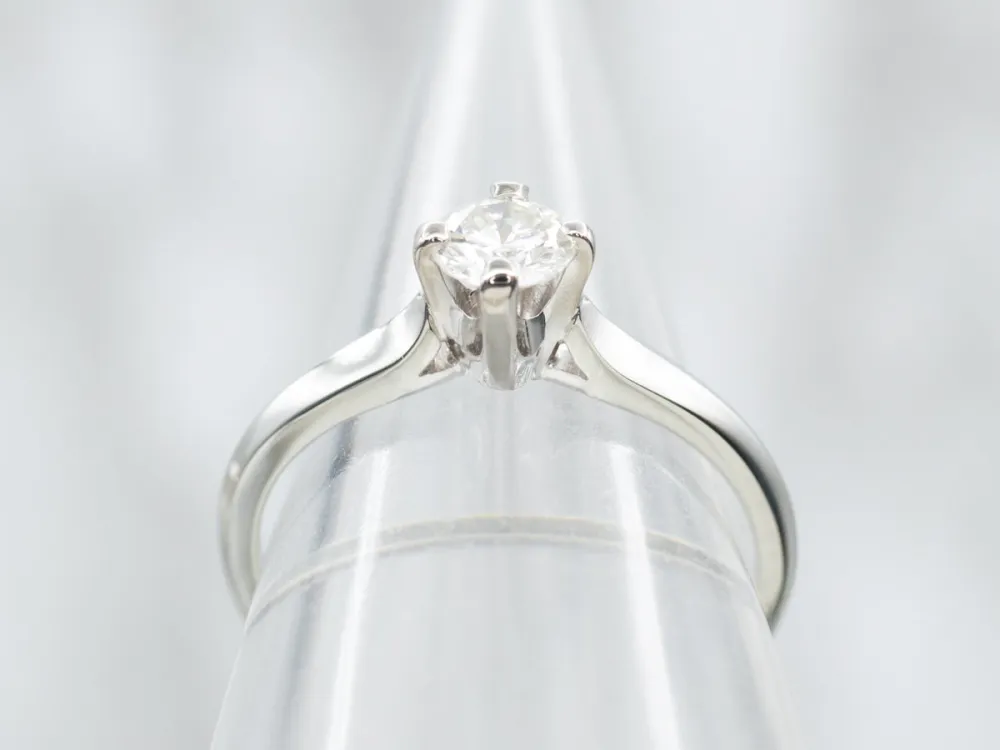 Industrieel Zwaar Belast Four Prong Diamond Solitaire Engagement Ring