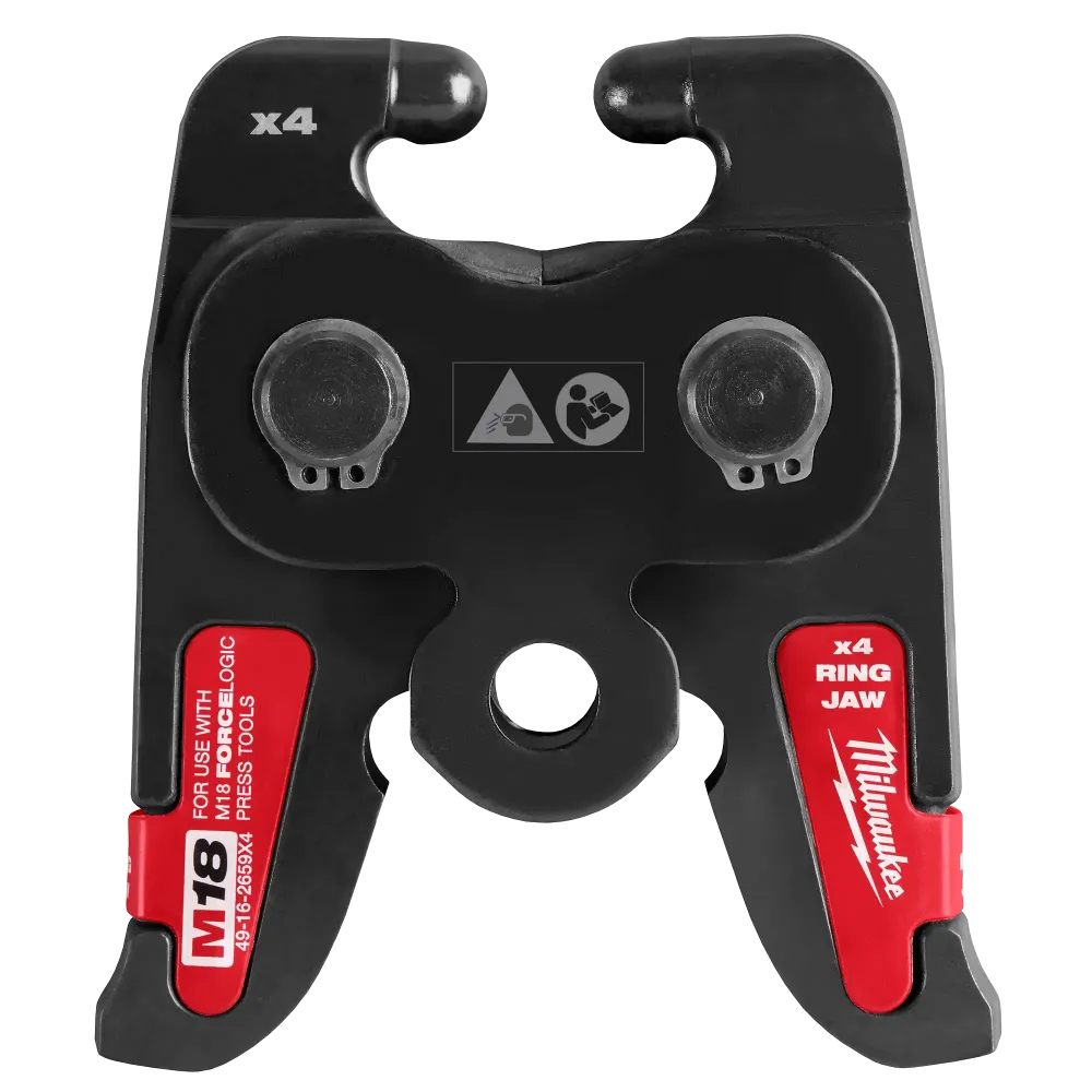 MILWAUKEE X4 Ring Jaw Pivoting Press Rings - DIN 125 Norm