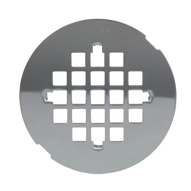 Oatey 4-1/4- Snap-Tite Round Stainless Rvs Strainer