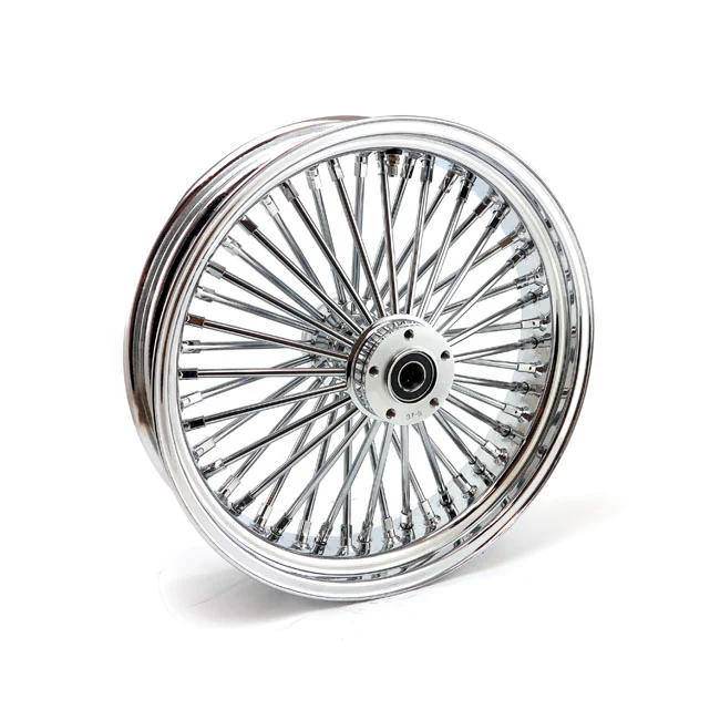 Veerring Rueda Trasera Radial 48 Radios Gruesos 4,25 X 18 Cromada Para Harley Davidson