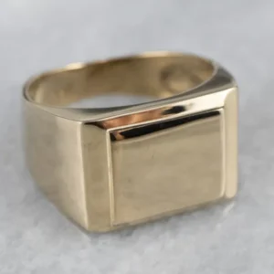 Vintage 14K Goud Signet Ring