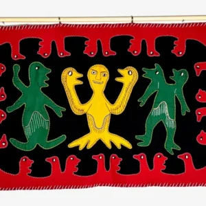 Aluminium Lichtgewichtrooster 35”x 55” Felt Tapestry Irene Avaalaaqiaq RCA *Ancestors*