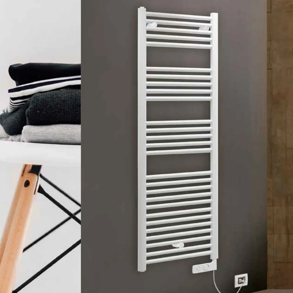 Electric towel warmer Lazzarini Cortina-Analogic wit 1703x550 cm 1000 watt