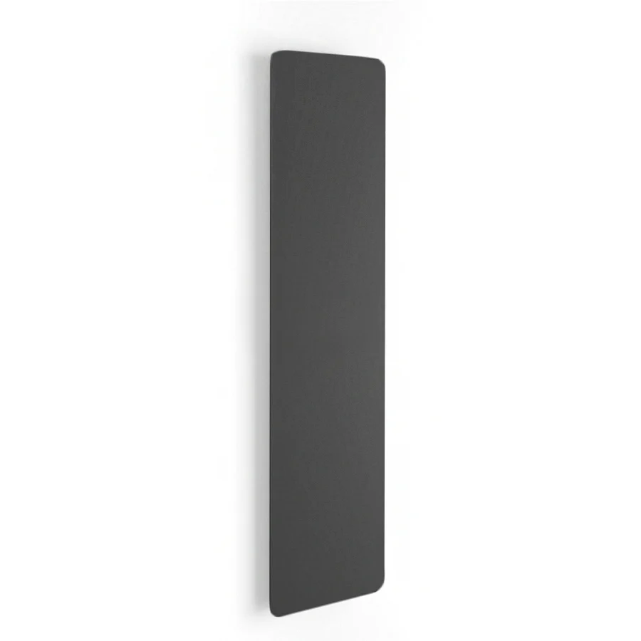 Electric wall-mounted towel warmer carbon staal Caligo collection Lineabeta anthracite color 47x179 cm
