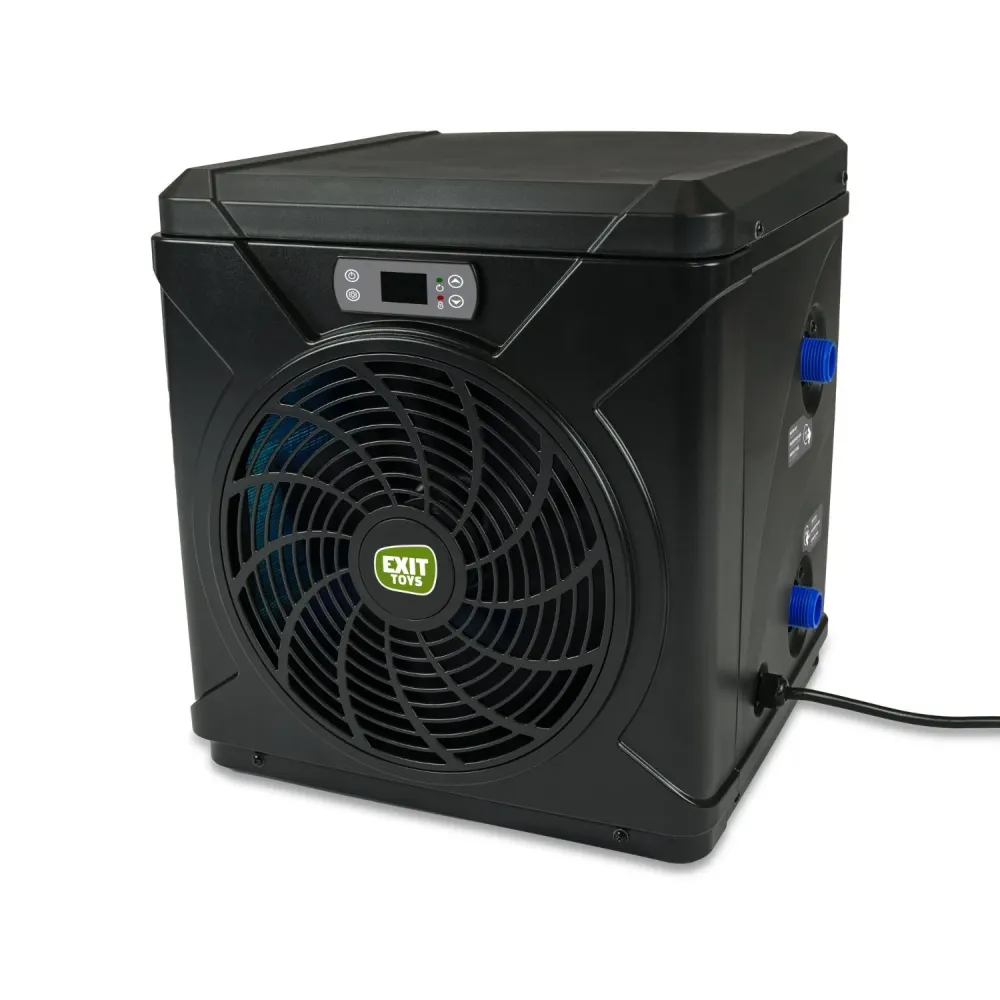 Hoogvermogen EXIT zwembad warmtepomp 15m3 (3,7kW) - zwart