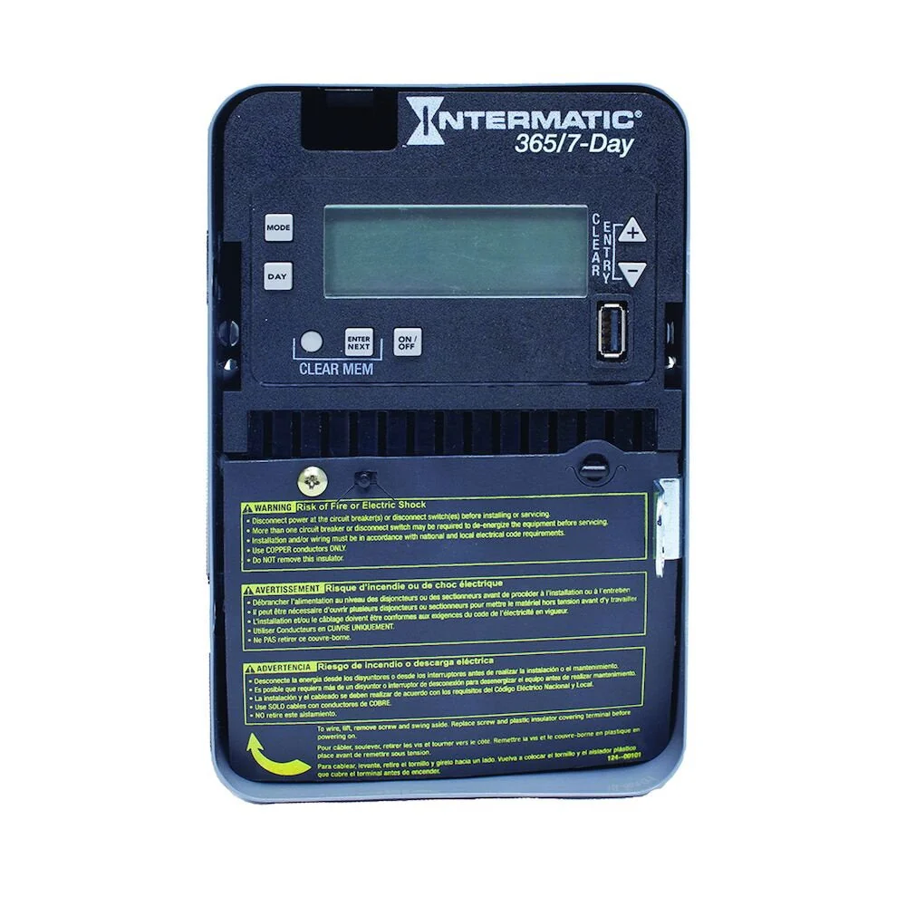 Hoogvermogen Intermatic - ET2705C - 7-Day/365 Day 1-Circuit Electronic Control, 120-277 VAC