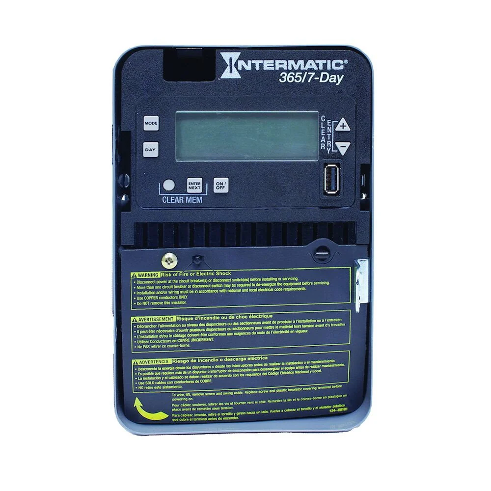 Hoogvermogen Intermatic - ET2715C - 7-Day/365 Day 1-Circuit Electronic Control, 120-277 VAC
