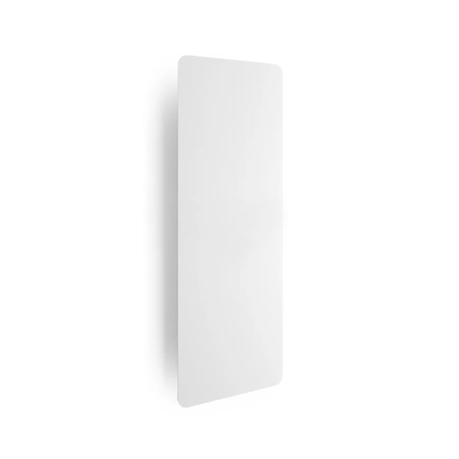 Hydraulic towel warmer 960 Watt wall-mounted carbonvezel steel Caligo collection Lineabeta white color cm 57x179