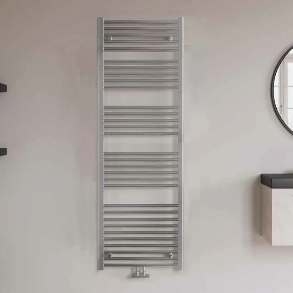 Industrieel Grade Hydraulic towel warmer model Bolzano 1785x600 straight central connections 50 mm - Verchroomd