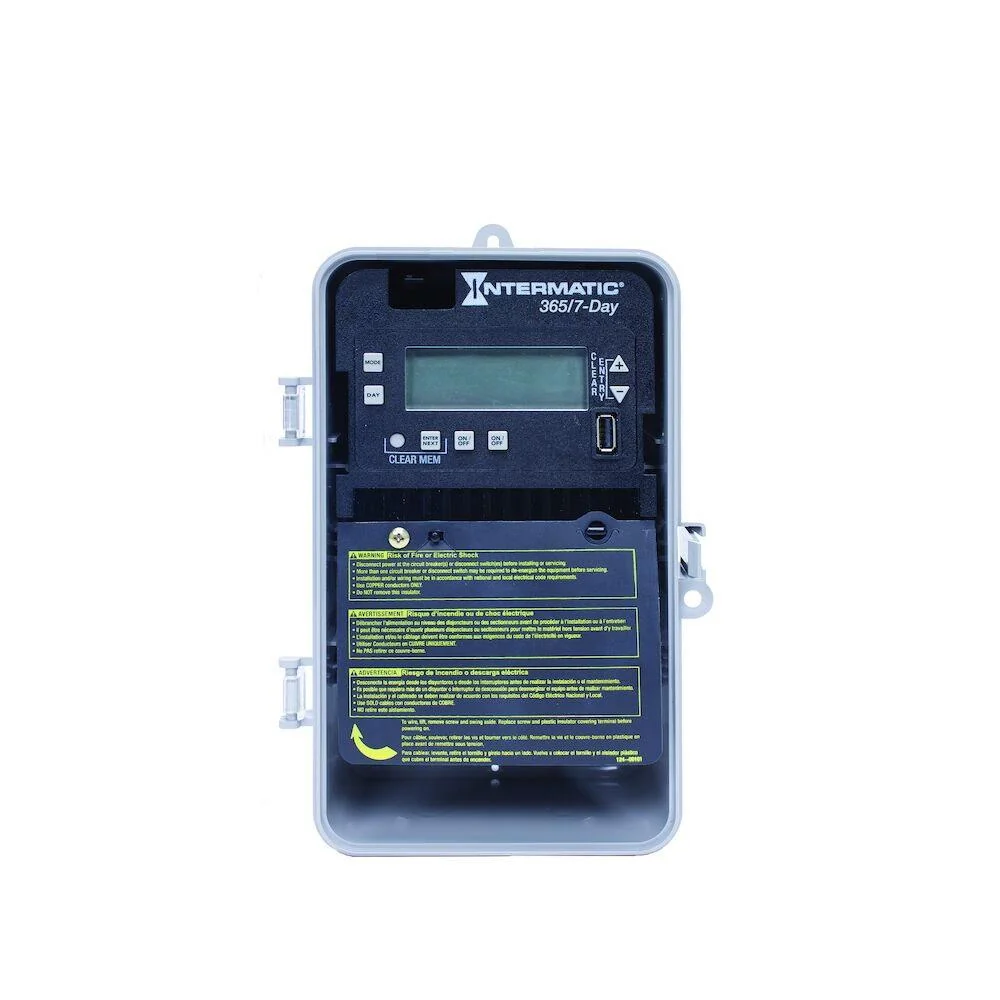 Intermatic - ET2725CP - 7-Day/365 Day 2-Circuit Electronic Control, 120-277 VAC | Snelle Dissipatie