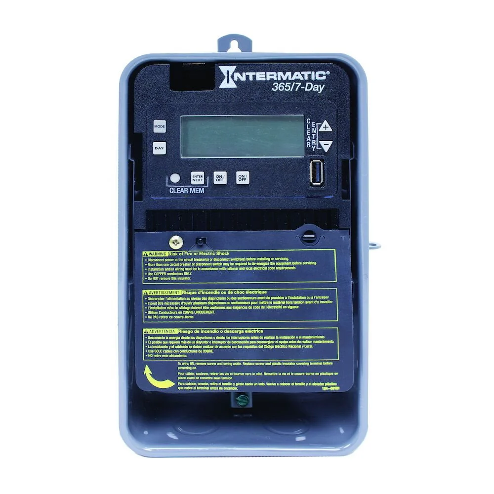 Intermatic - ET2725CR - 7-Day/365 Day 2-Circuit Electronic Control, 120-277 VAC