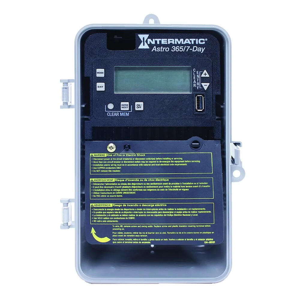 Intermatic - ET2805CP - Astronomic 7-Day/365 Day 1-Circuit Electronic Control, 120-277 VAC | Snelle Dissipatie